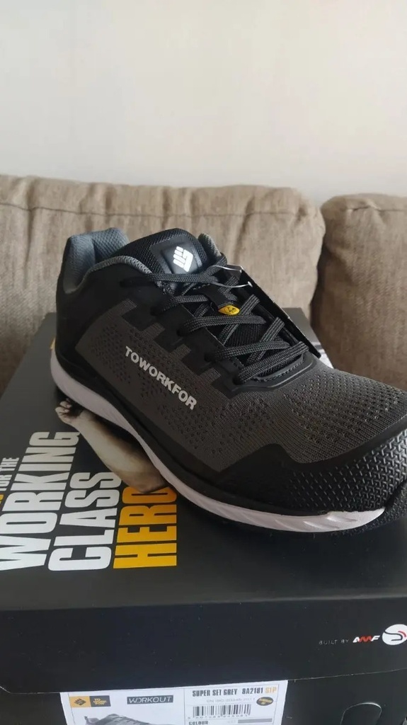 Zapatos De Seguridad To Work For Super Set Grey Gris 41