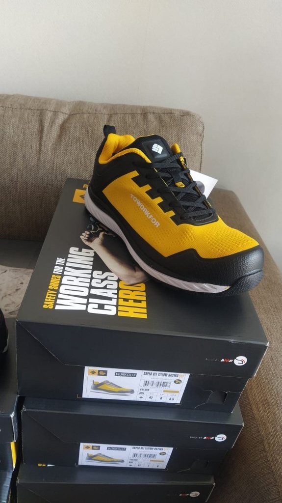 Zapatos De Seguridad To Work For Super Set Yellow