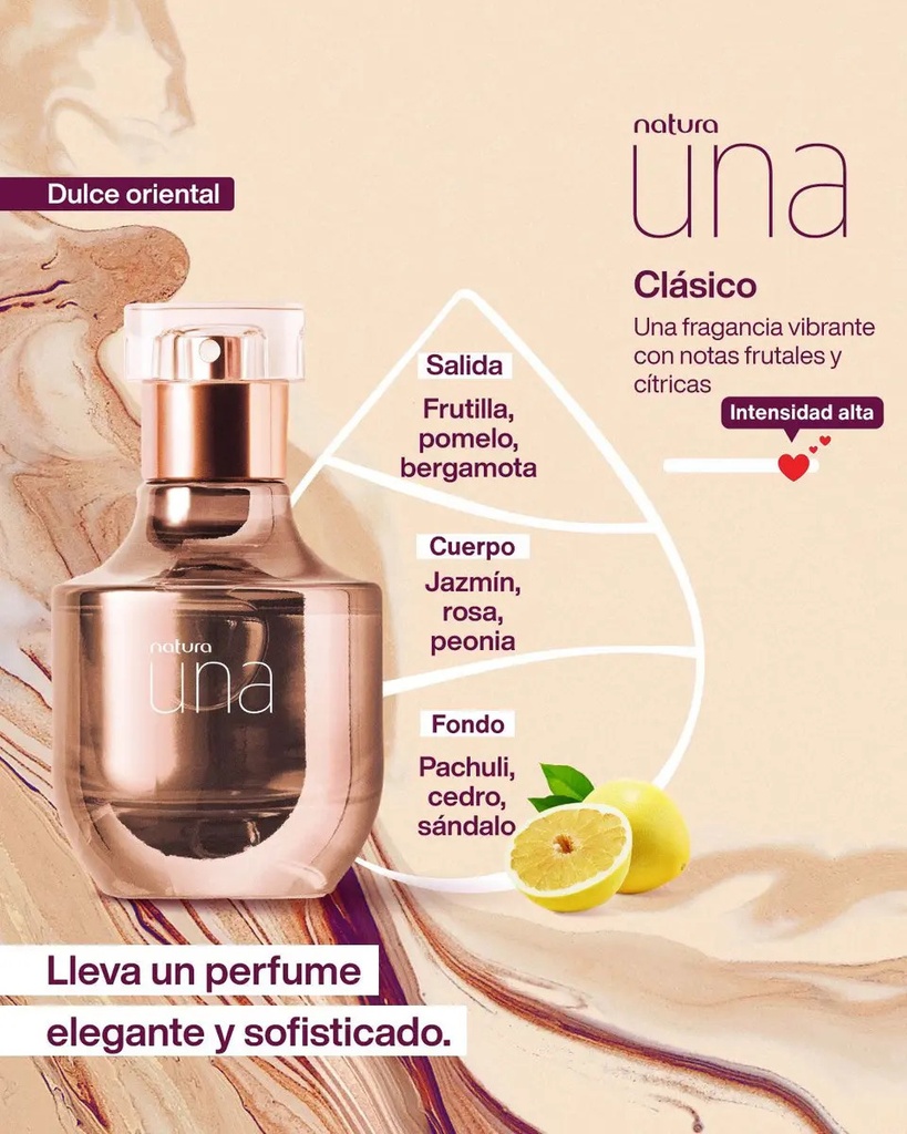 Perfume Una Clásico Para Mujer Edp Natura 50ml