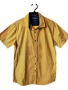 Camisa Masculina Manga Corta M Batik Amarillo