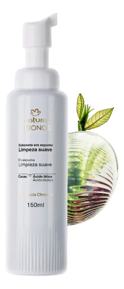 Espuma De Limpieza Con Cremosidad Chronos Natura 150 Ml Todo Tipo De Piel Día/noche