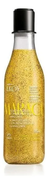 Jabón Líquido Corporal Exfoliante Natura Maracuyá De 185 Ml