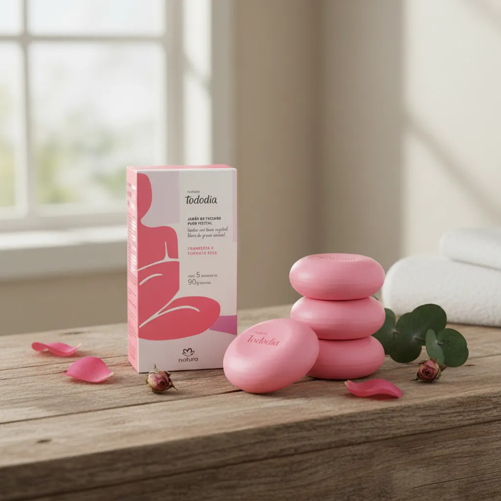 Jabón De Tocador Frambuesa Y Pimienta Rosa 90g