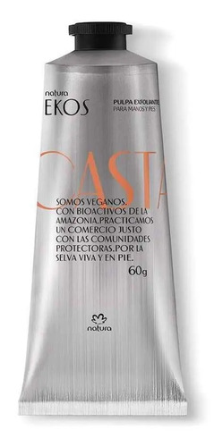 Natura Ekos Pulpa Exfoliante De Manos Y Pies Castaña