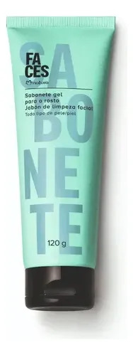 Jabón De Limpieza Facial En Gel, Faces Natura - 120 G Todo Tipo De Piel Día/noche
